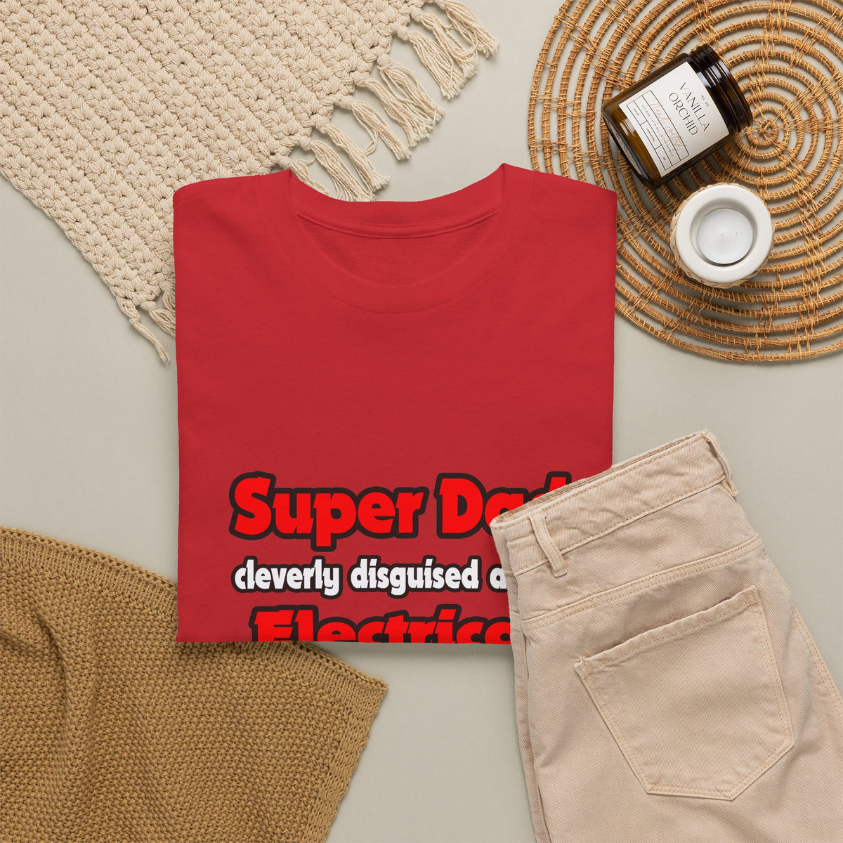 Super Dad ... Electrical Engineer - Unisex Heavy Cotton Tee