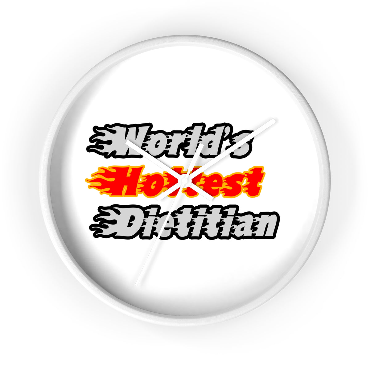 World's Hottest Dietitian - Wall Clock