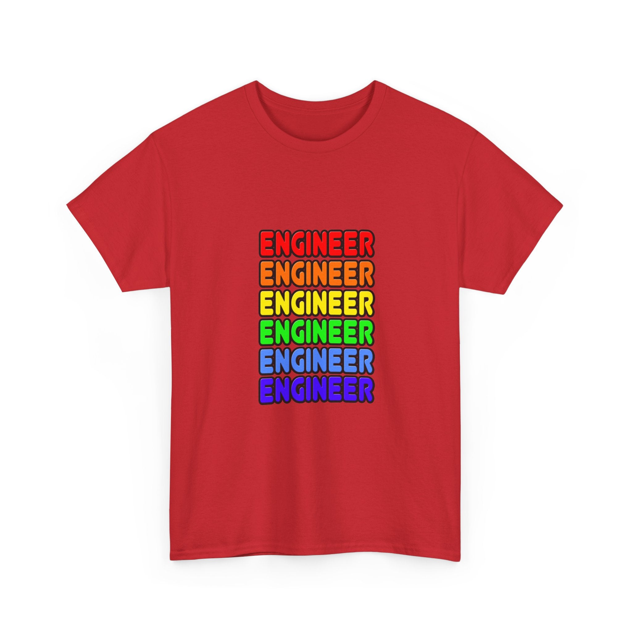 Rainbow Engineer - Unisex Heavy Cotton Tee