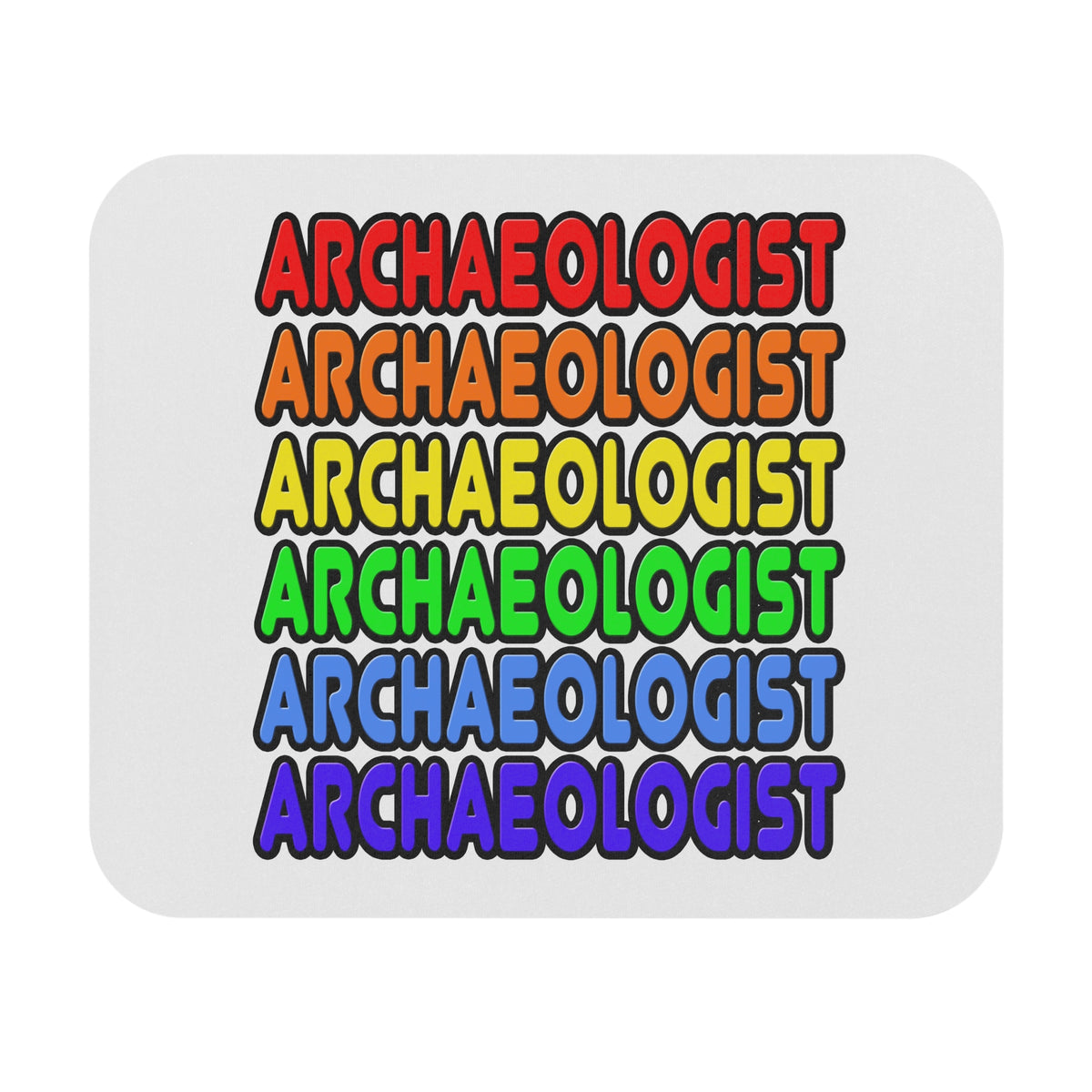Rainbow Archaeologist - Mouse Pad (Rectangle)