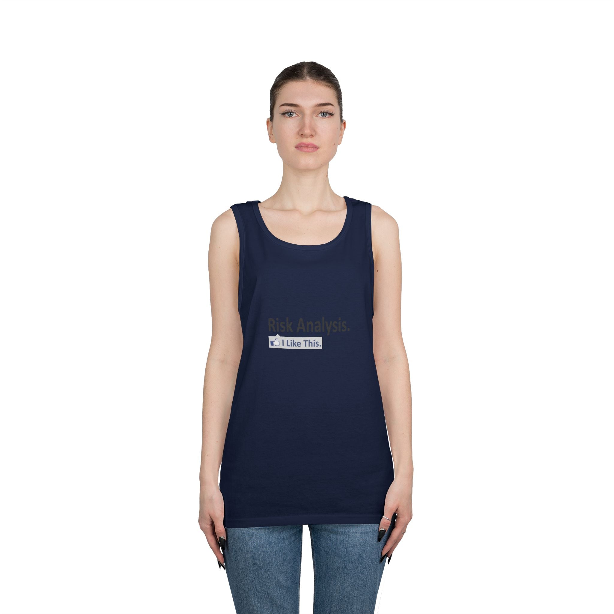 Risk Analysis...I Like This - Unisex Heavy Cotton Tank Top