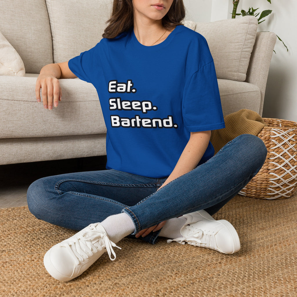 Eat. Sleep. Bartend - Unisex Softstyle T-Shirt
