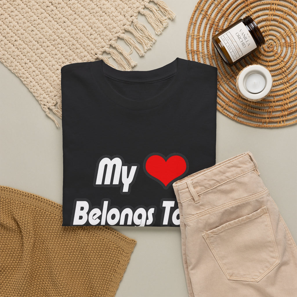 My Heart Belongs To A Cardiologist - Unisex Heavy Cotton Tee