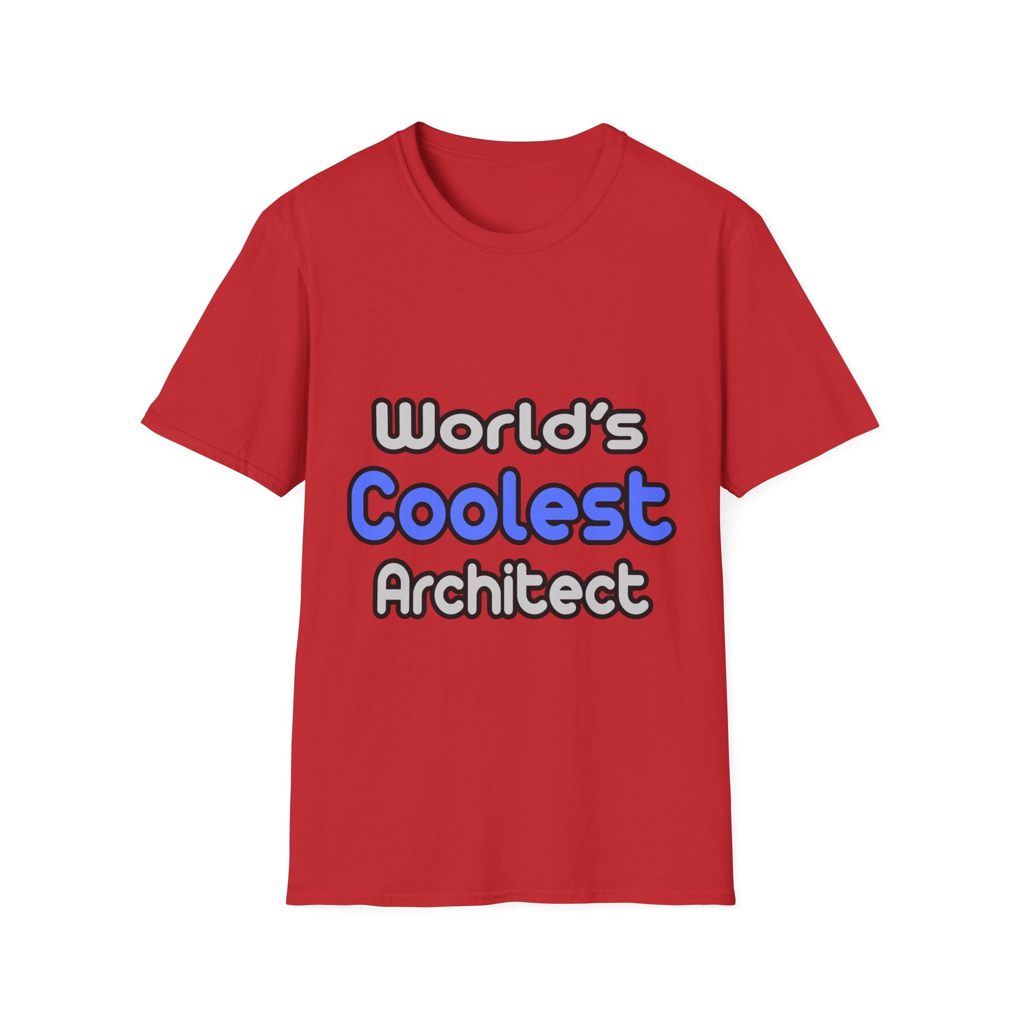 World's Coolest Architect - Unisex Softstyle T-Shirt