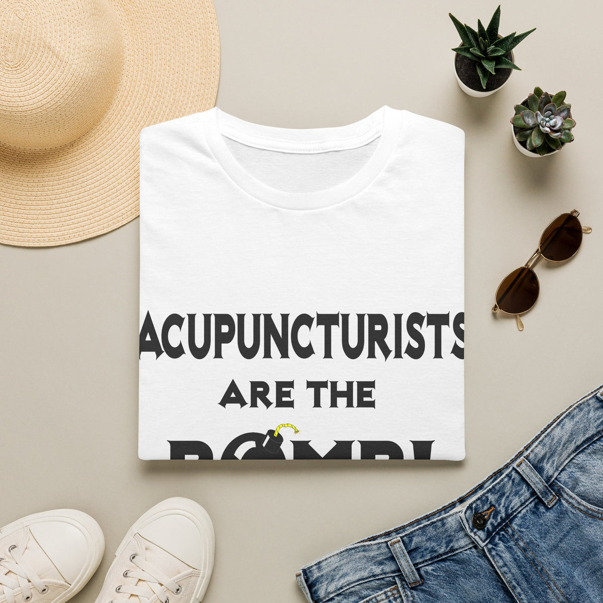 Acupuncturists Are The Bomb! - Unisex Softstyle T-Shirt