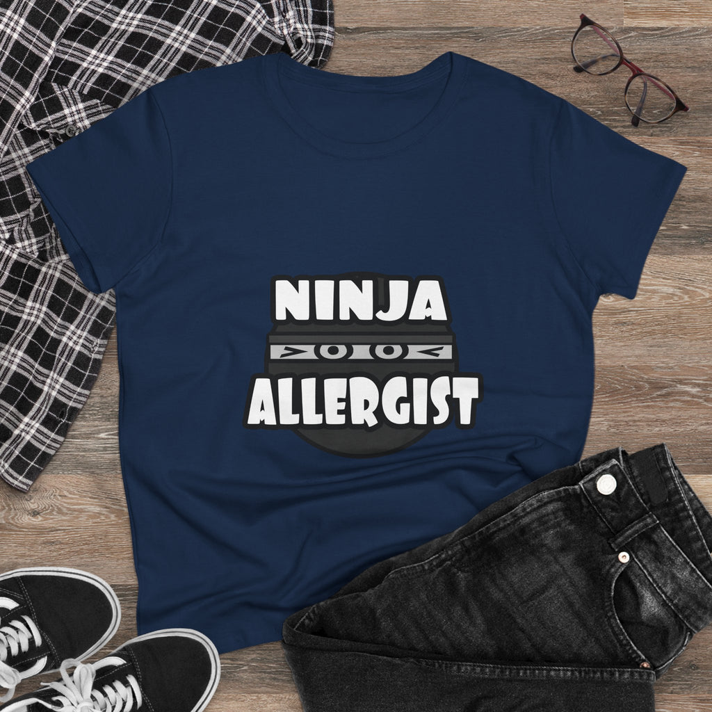 Ninja Allergist - Women's Midweight Cotton Tee