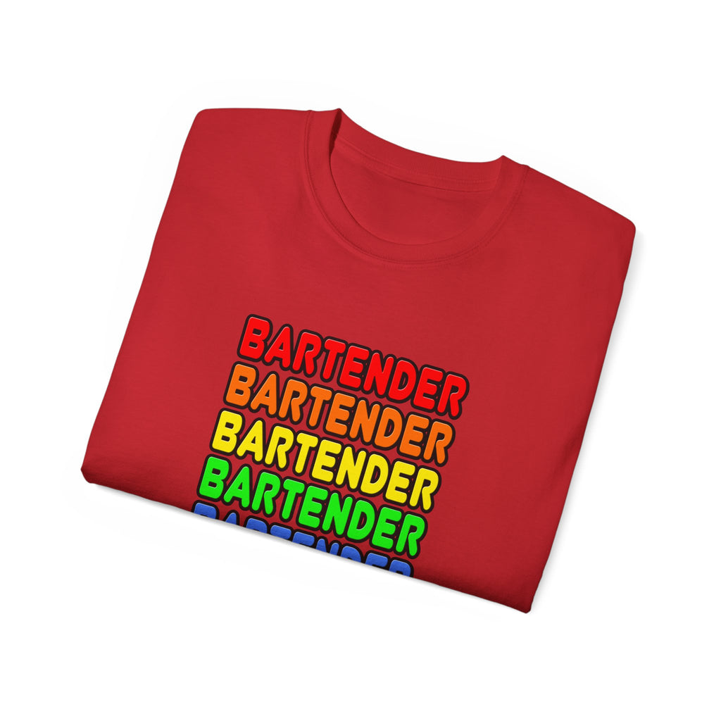Rainbow Bartender - Unisex Ultra Cotton Tee
