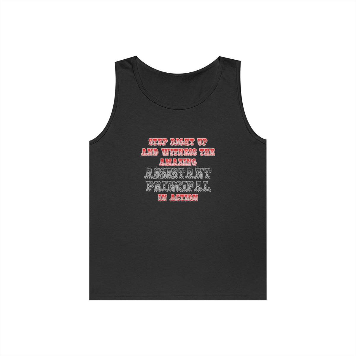 Amazing Assistant Principal In Action - Unisex Heavy Cotton Tank Top