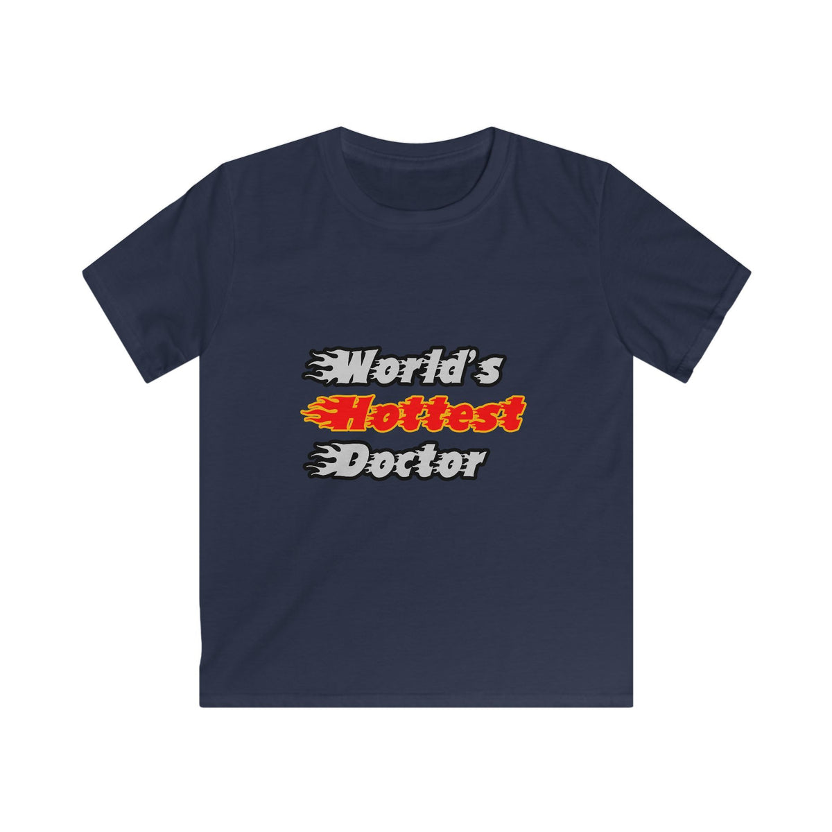 World's Hottest Doctor - Kids Softstyle Tee