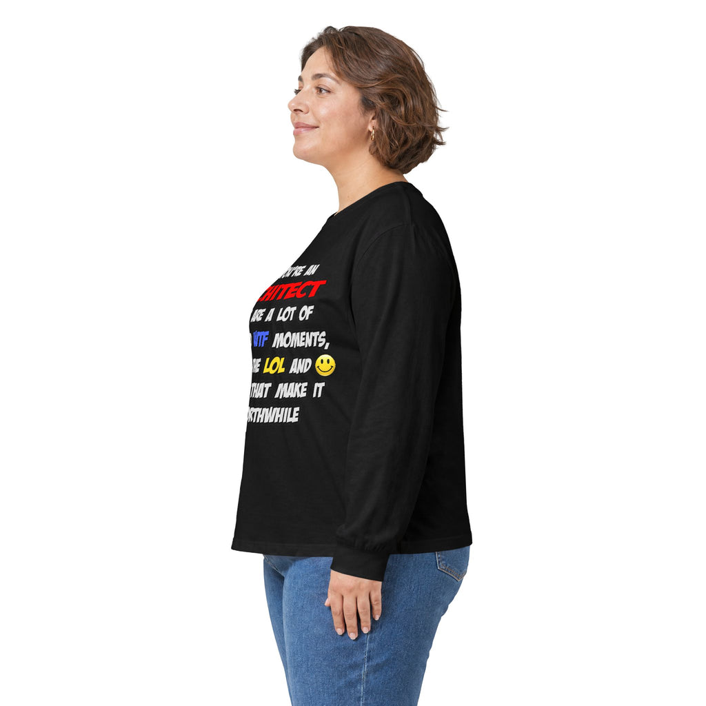 Architect .. OMG WTF LOL - Unisex Ultra Cotton Long Sleeve Tee