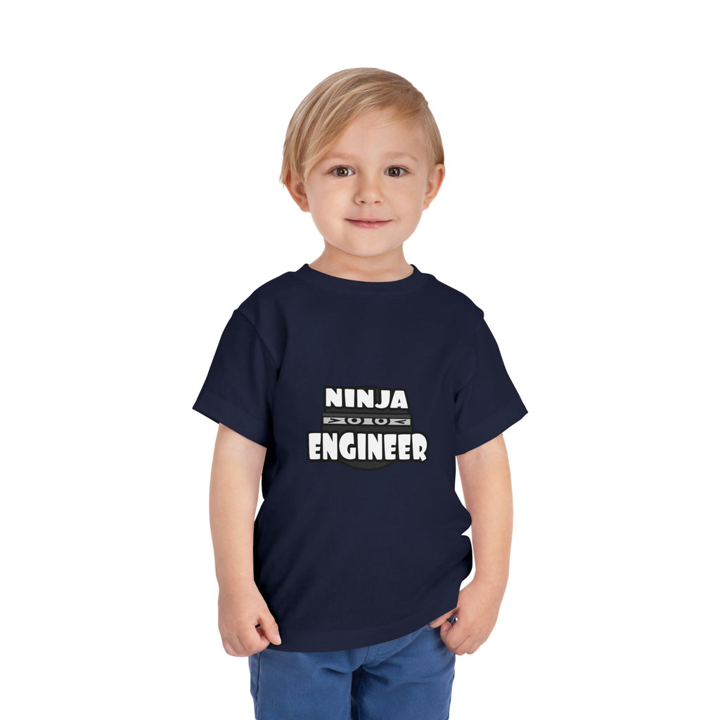 Ninja Engineer (2) - Toddler Short Sleeve Tee