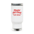 Pimpin' Ain't Easy ... Bartender - Stainless Steel Travel Mug with Handle, 14oz