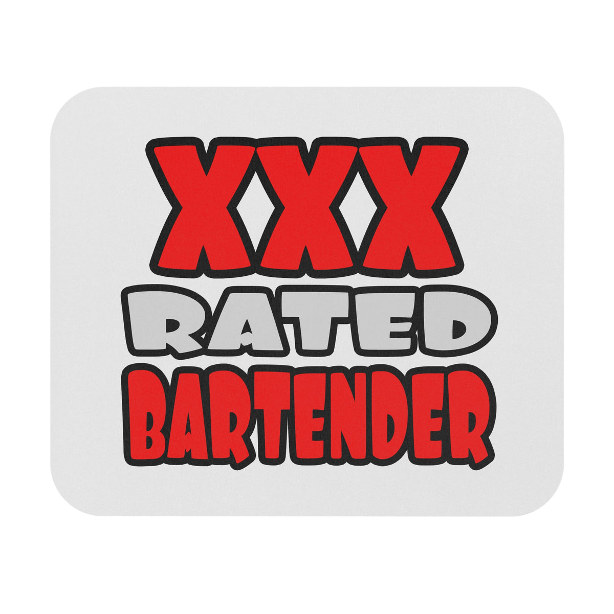 XXX Rated Bartender - Mouse Pad (Rectangle)