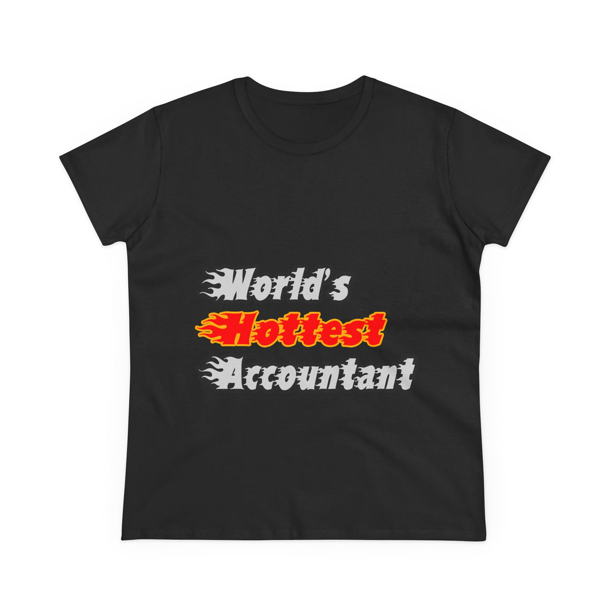 World's Hottest Accountant - Women's Midweight Cotton Tee