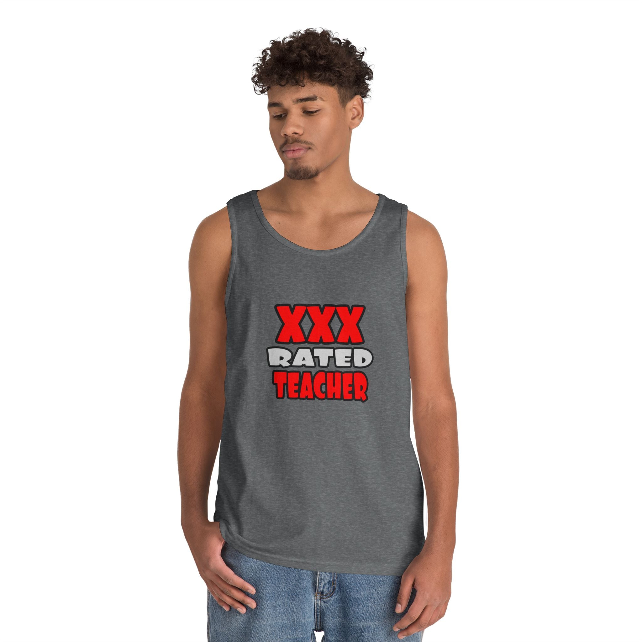XXX Rated Teacher - Unisex Heavy Cotton Tank Top