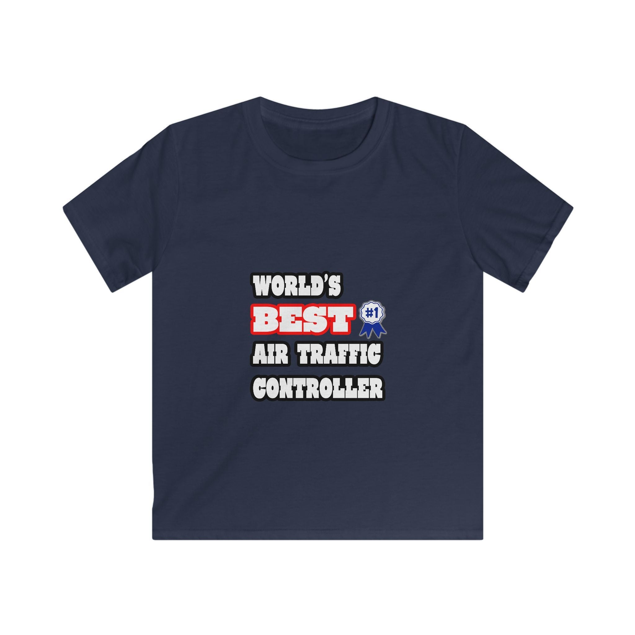 World's Best Air Traffic Controller - Kids Softstyle Tee