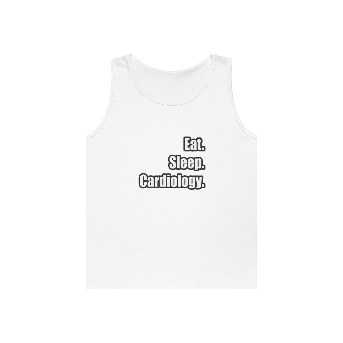 Eat. Sleep. Cardiology - Unisex Heavy Cotton Tank Top