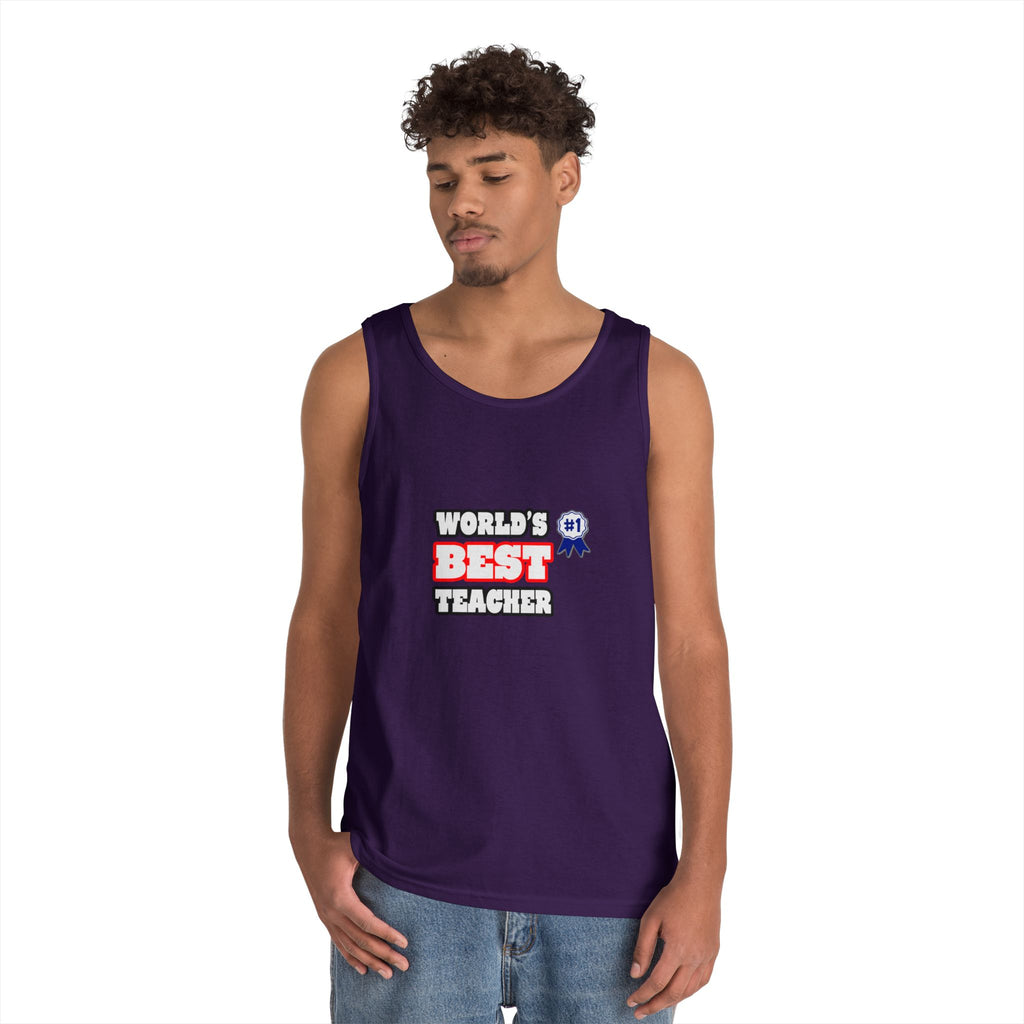 World's Best Teacher - Unisex Heavy Cotton Tank Top