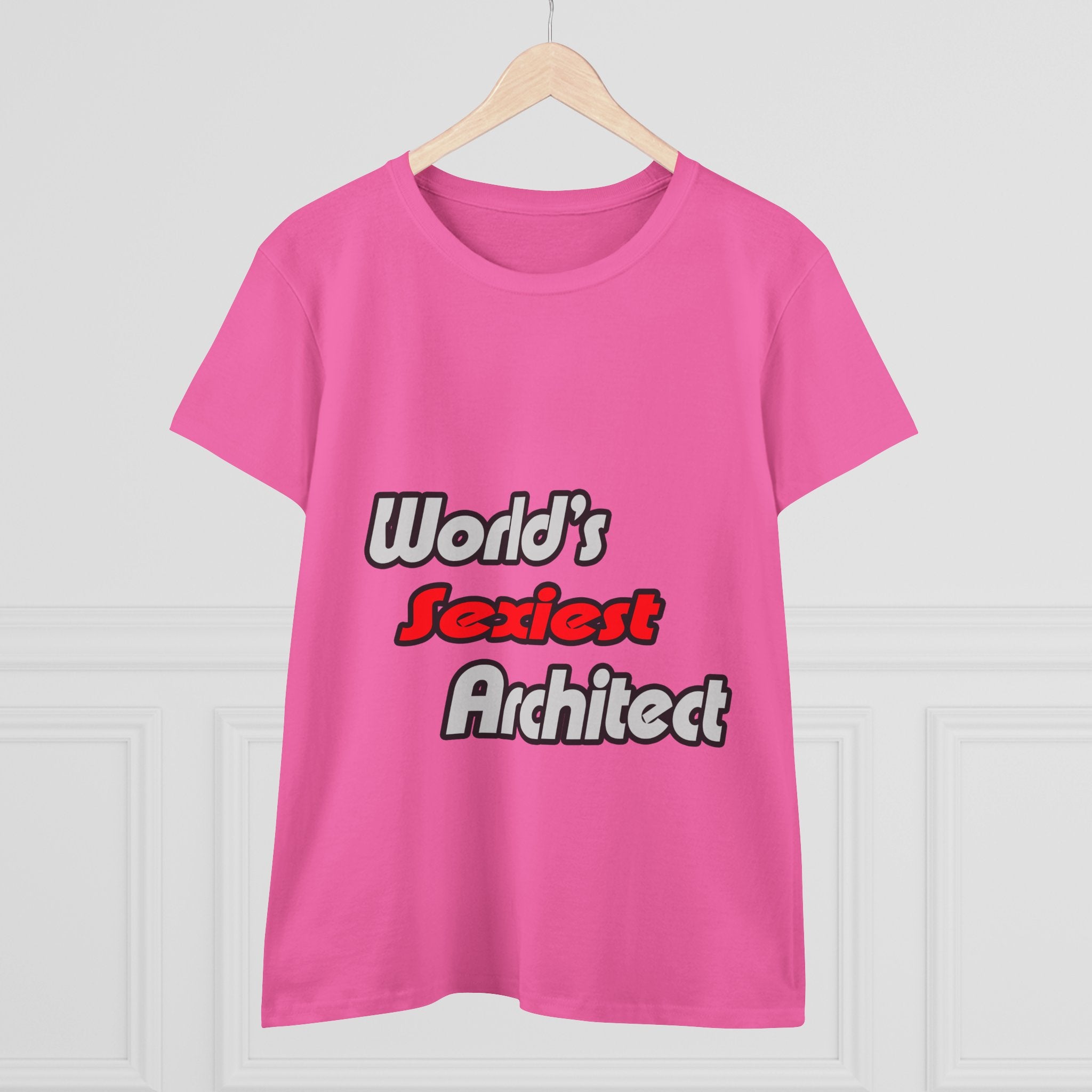 World's Sexiest Architect - Women's Midweight Cotton Tee