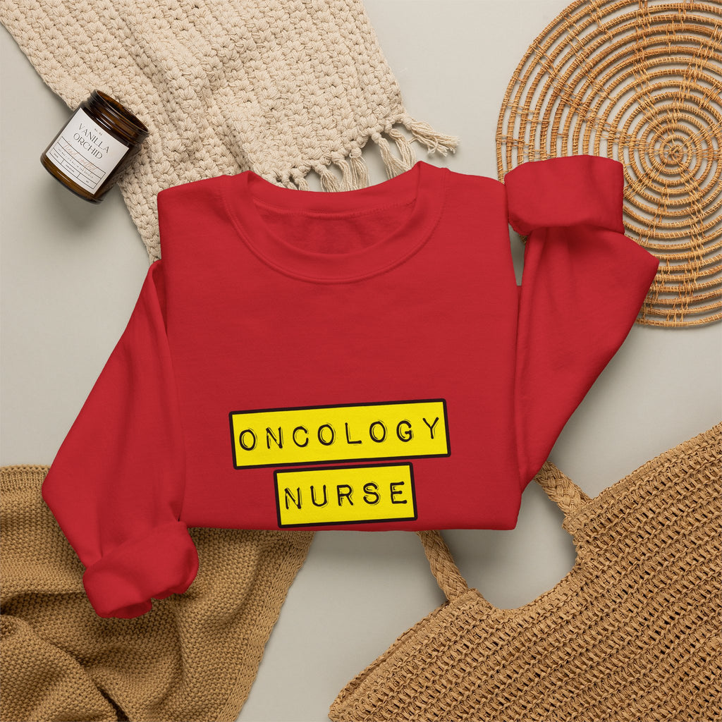 Oncology Nurse...Hardest Job You'll Ever Love - Unisex Heavy Blend™ Crewneck Sweatshirt