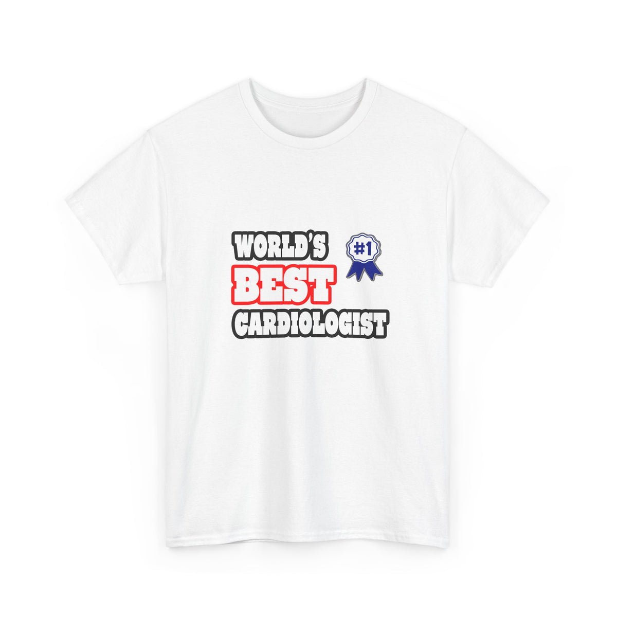 World's Best Cardiologist - Unisex Heavy Cotton Tee