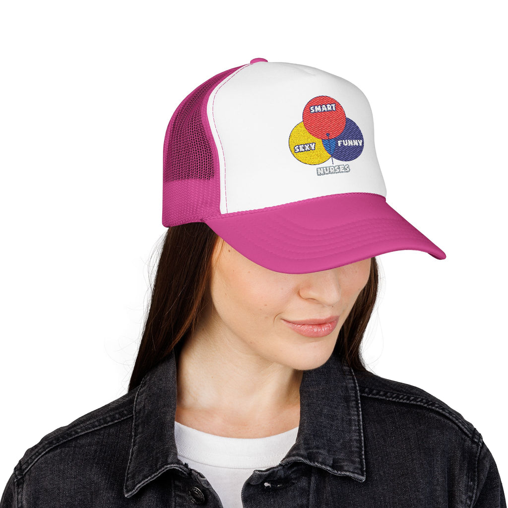 Venn Diagram .. Nurses - Foam Trucker Hat