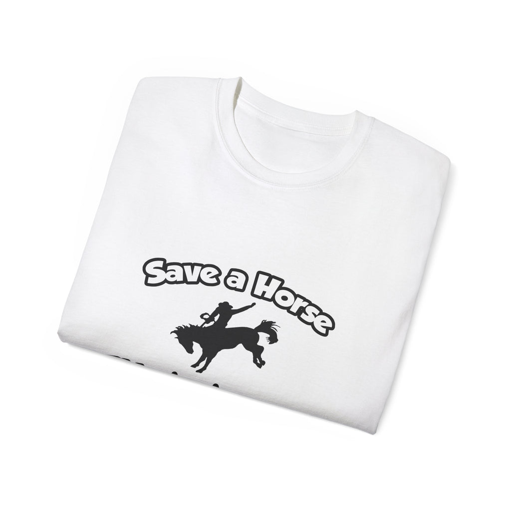 Save a Horse, Ride an Aerospace Engineer - Unisex Ultra Cotton Tee