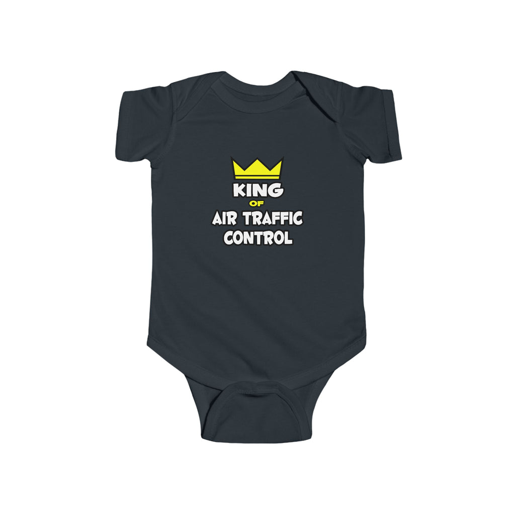 King of Air Traffic Control - Infant Fine Jersey Bodysuit