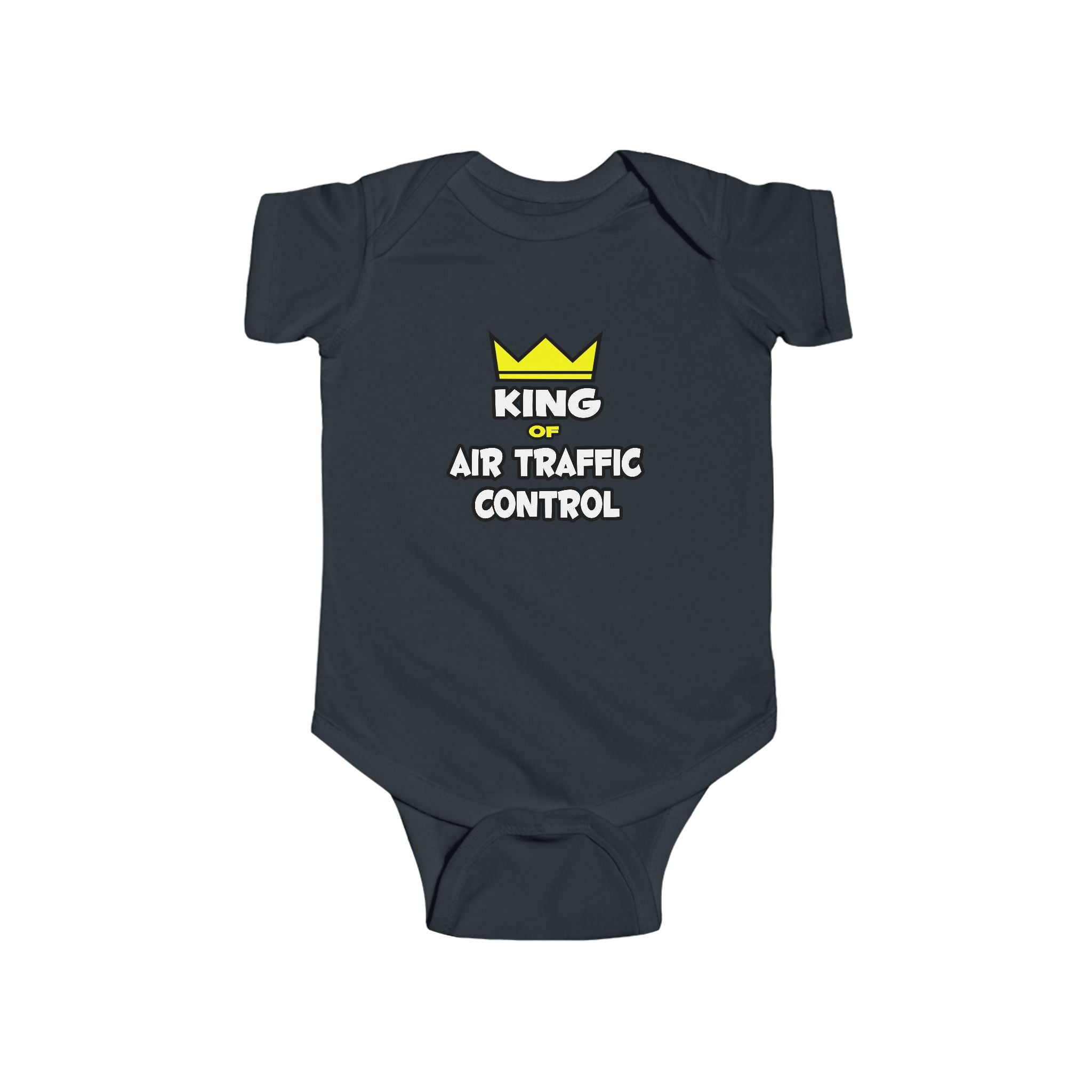 King of Air Traffic Control - Infant Fine Jersey Bodysuit