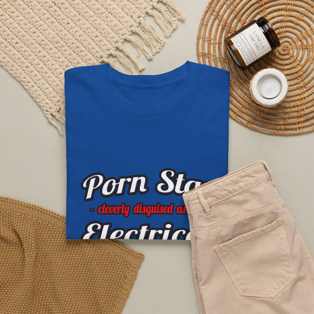 Porn Star...Electrical Engineer - Unisex Heavy Cotton Tee