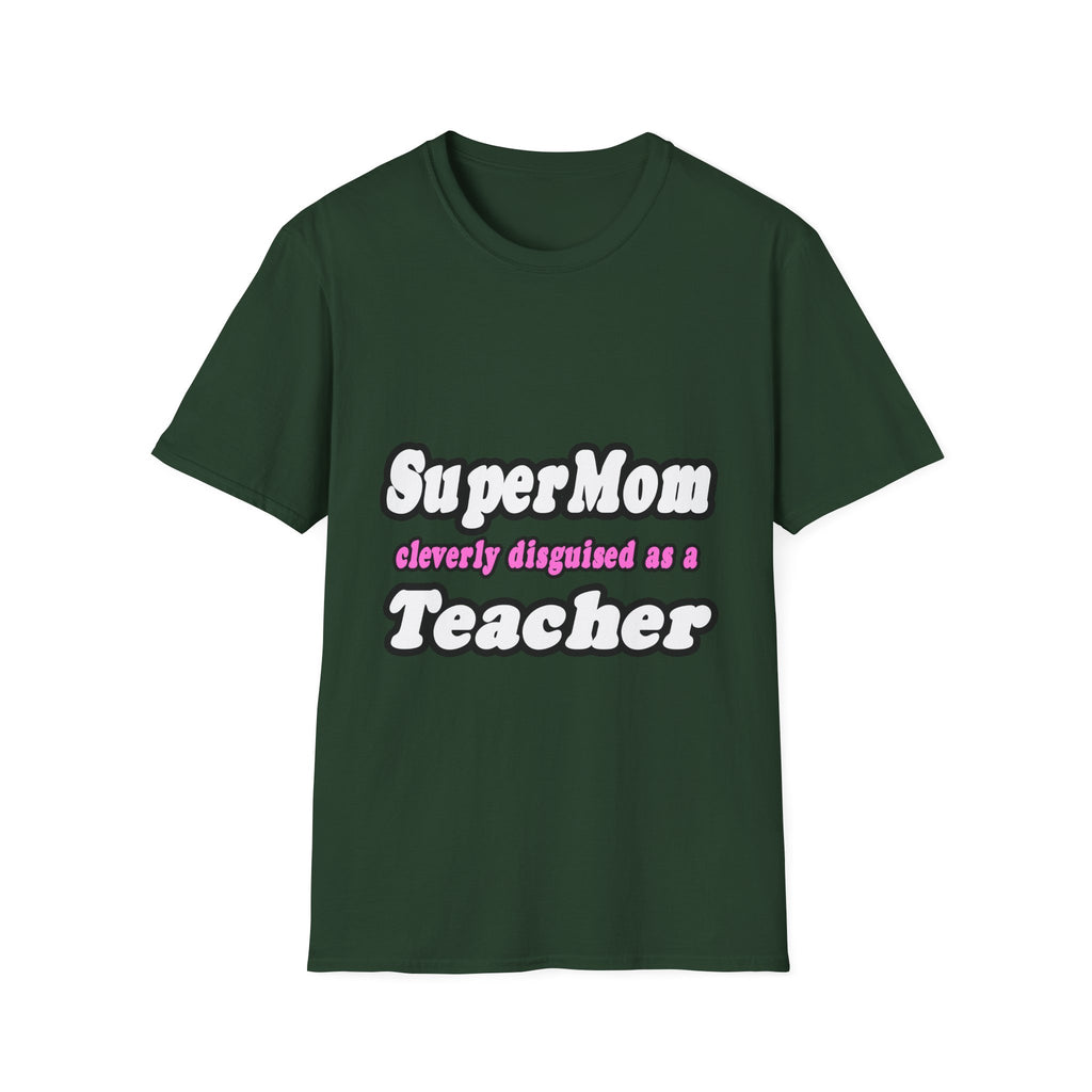 supermom teacher - Unisex Softstyle T-Shirt