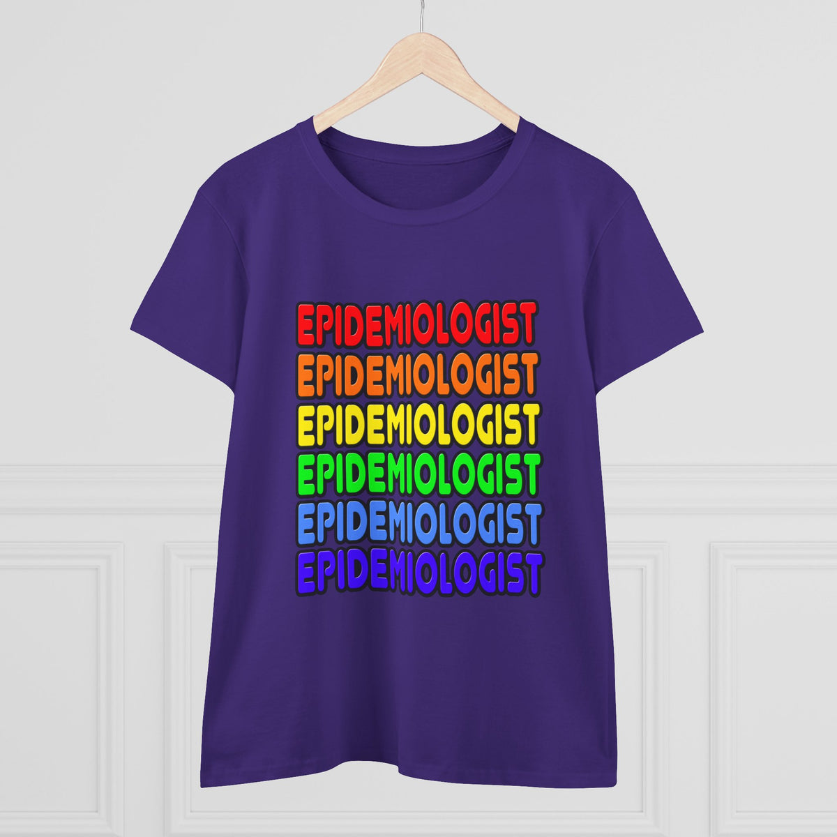 Rainbow Epidemiologist - Women's Midweight Cotton Tee