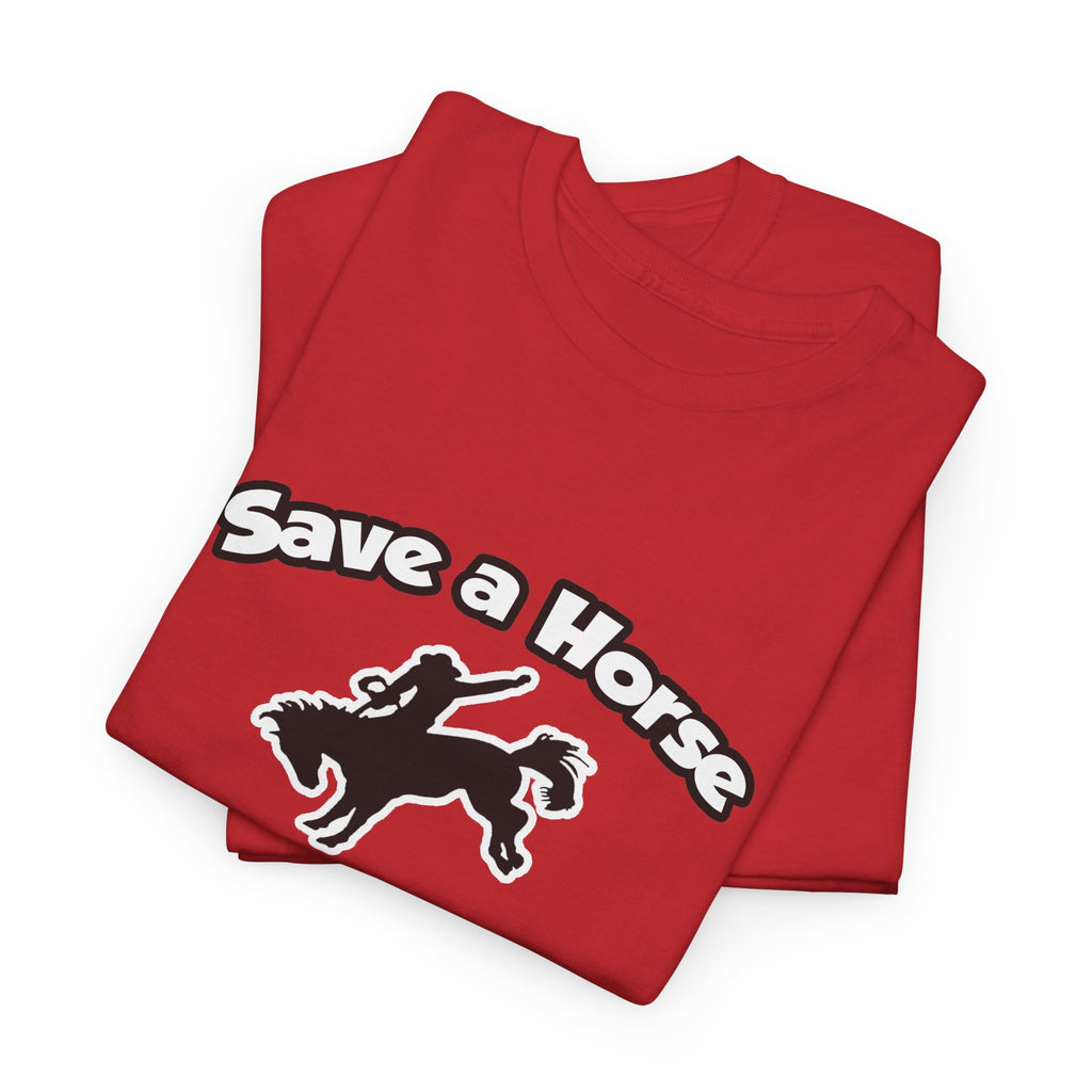 Save a Horse, Ride an Endocrinologist - Unisex Heavy Cotton Tee