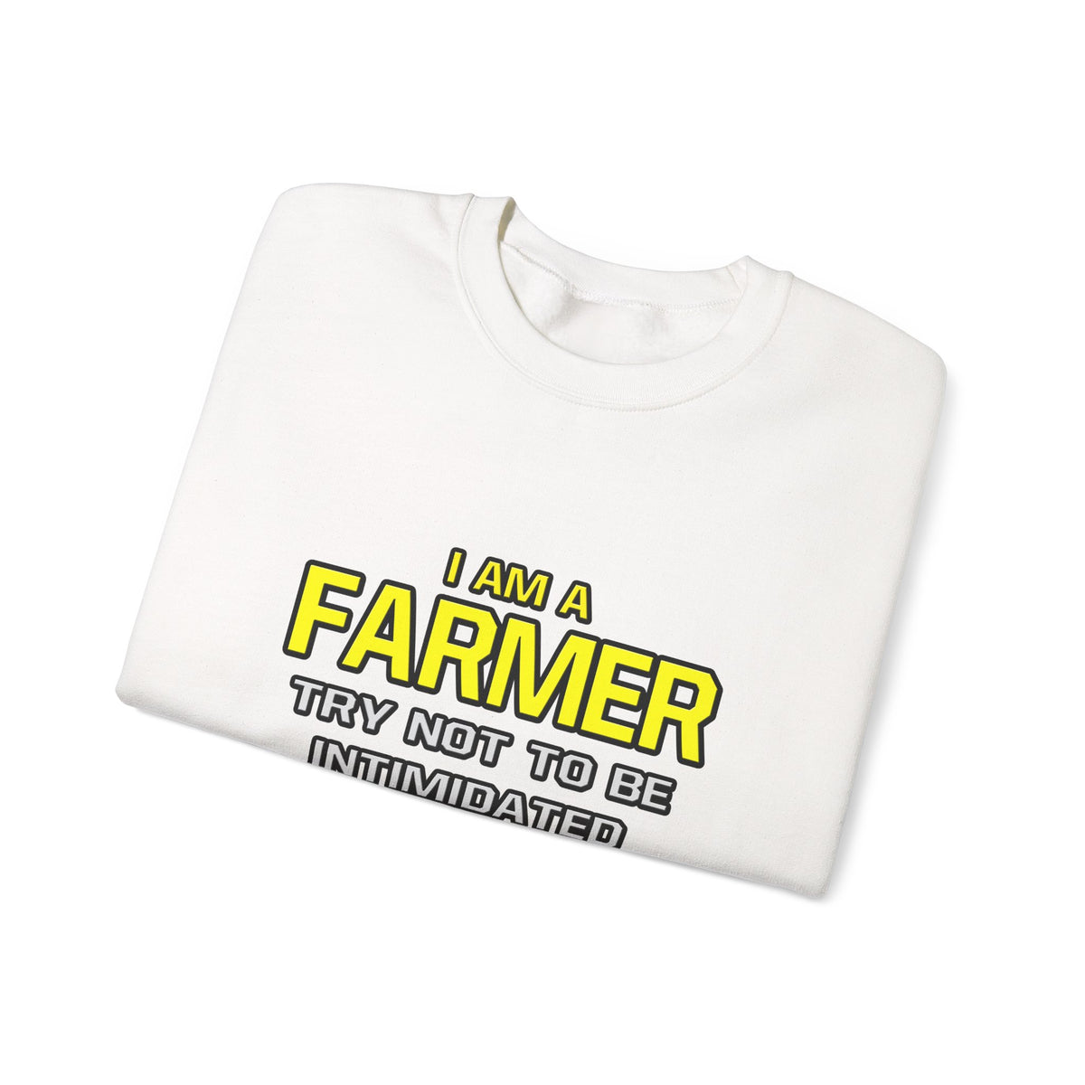 Farmer...Superior Intelligence - Unisex Heavy Blend™ Crewneck Sweatshirt