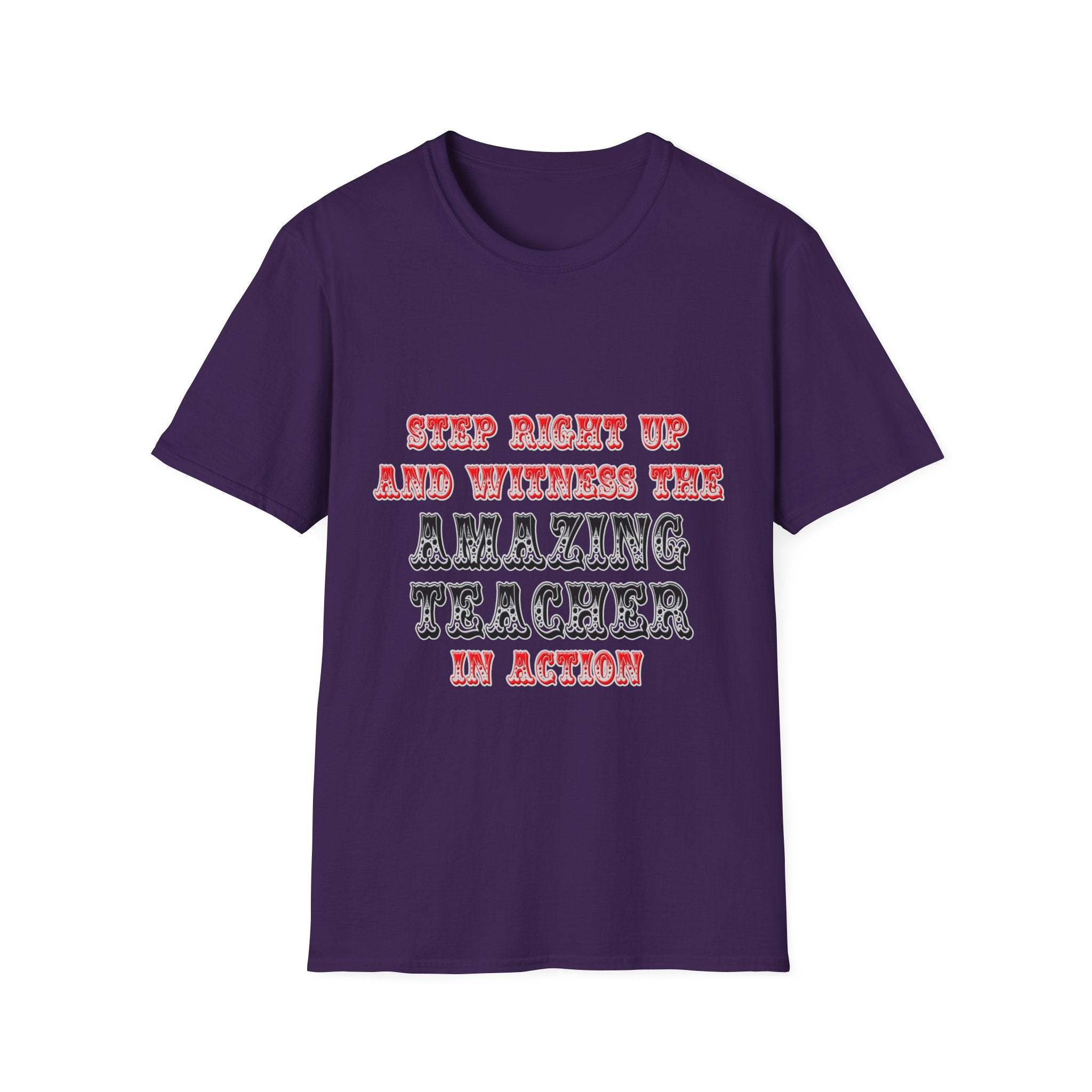 Amazing Teacher In Action - Unisex Softstyle T-Shirt