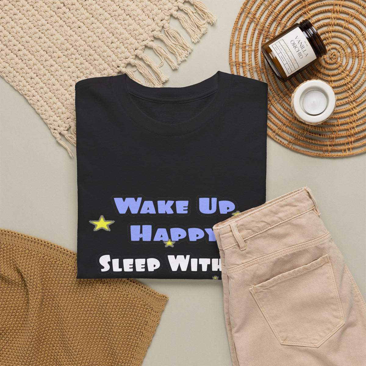 Wake Up Happy .. Sleep With Cardiovascular Tech - Unisex Heavy Cotton Tee