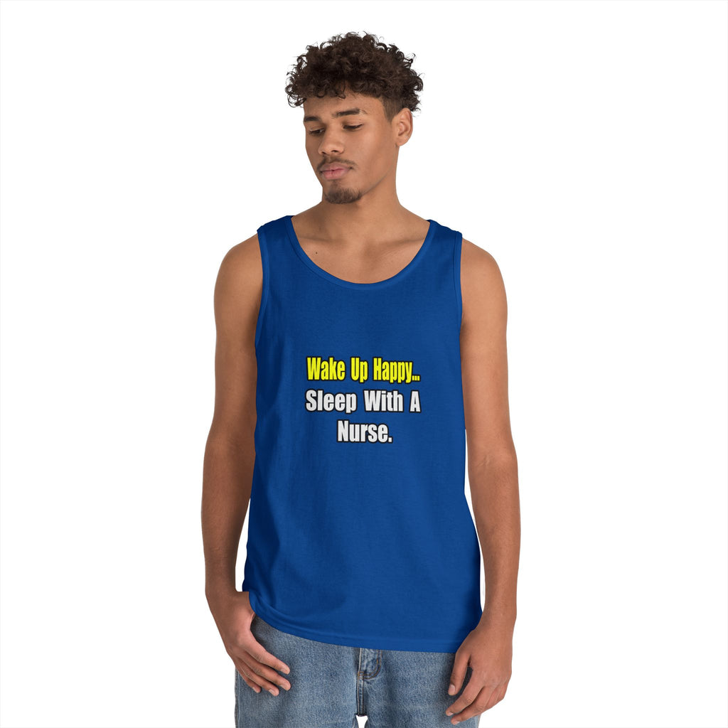 Sleep With a Nurse - Unisex Heavy Cotton Tank Top