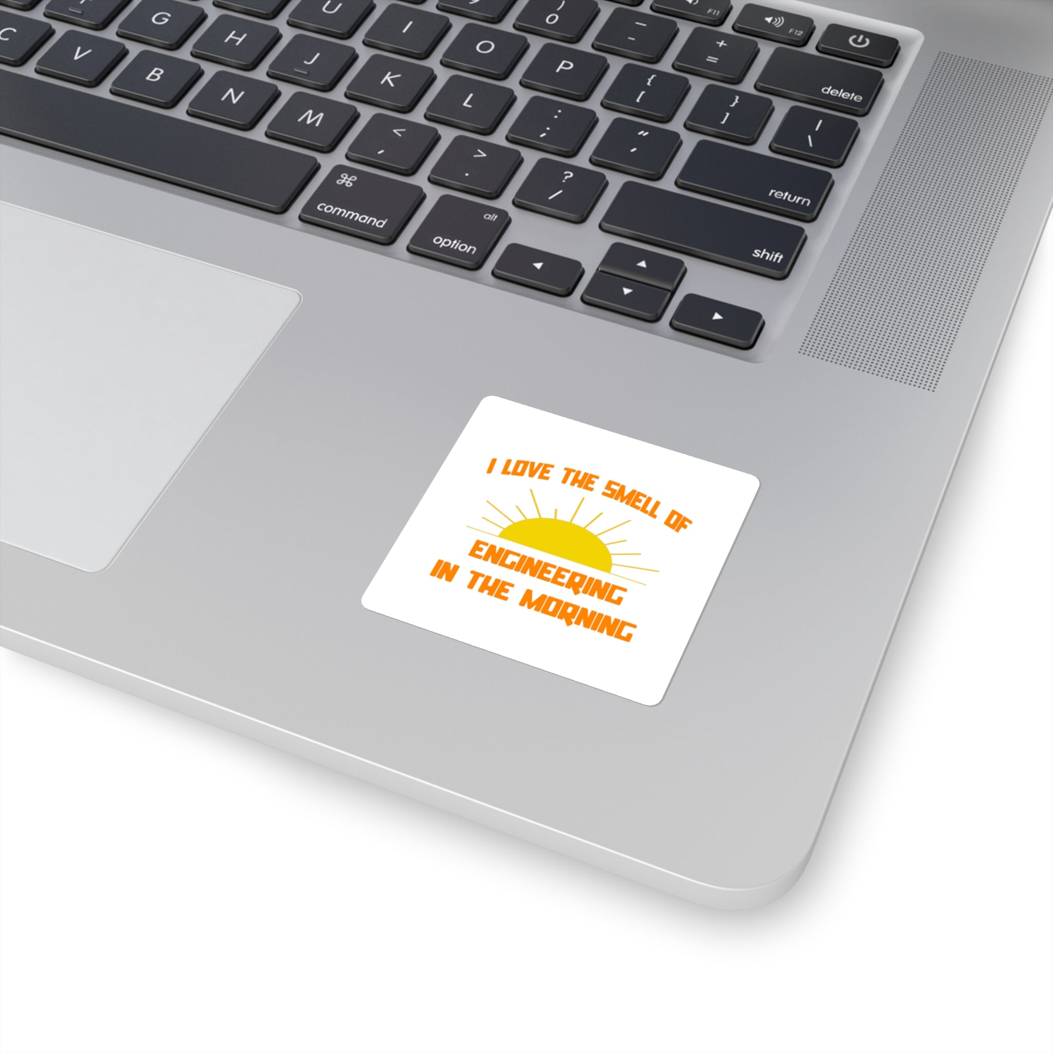 Smell of Engineering in the Morning - Square Stickers