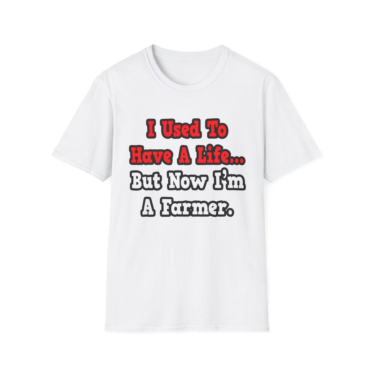 I Used to Have a Life...Farmer - Unisex Softstyle T-Shirt