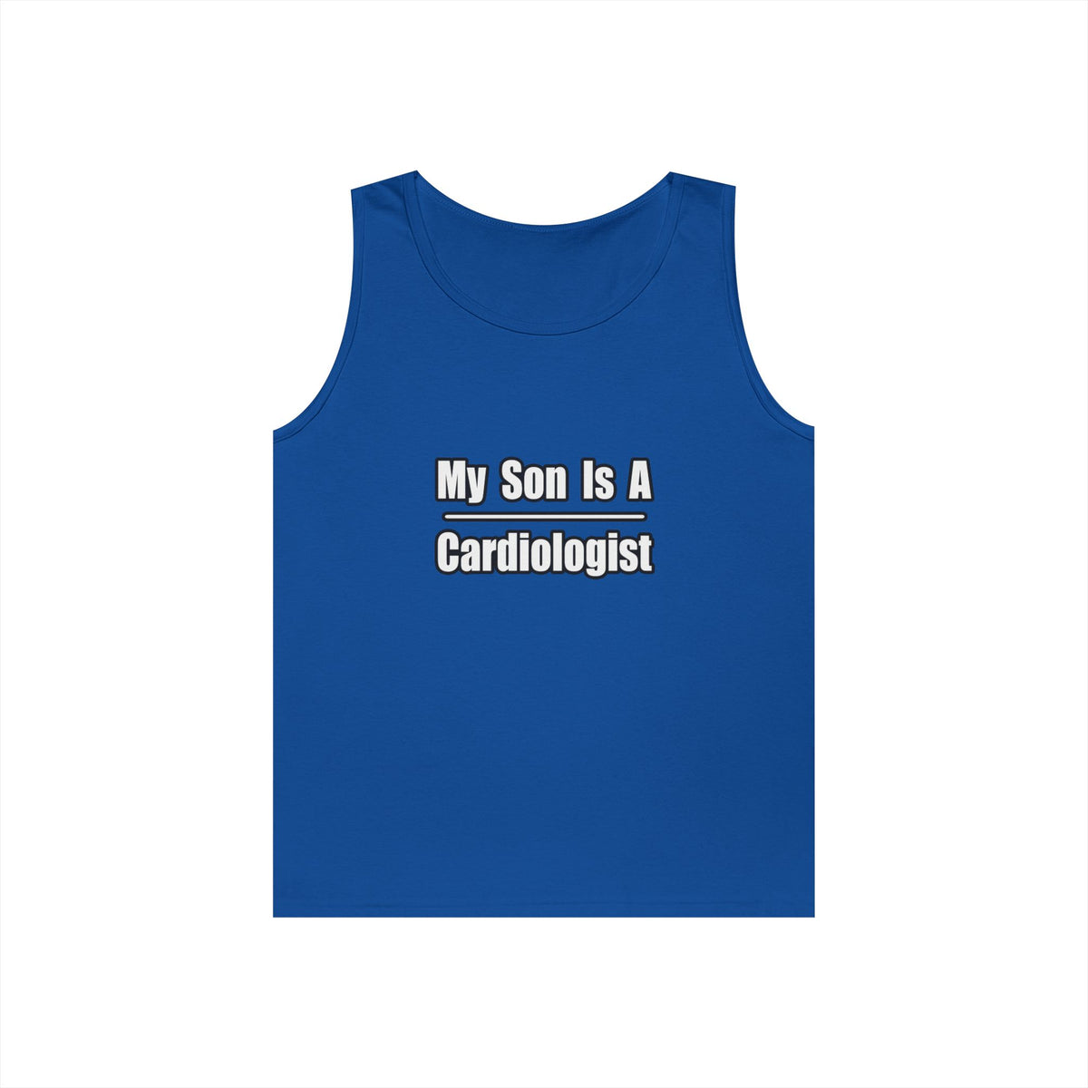My Son Is A Cardiologist - Unisex Heavy Cotton Tank Top