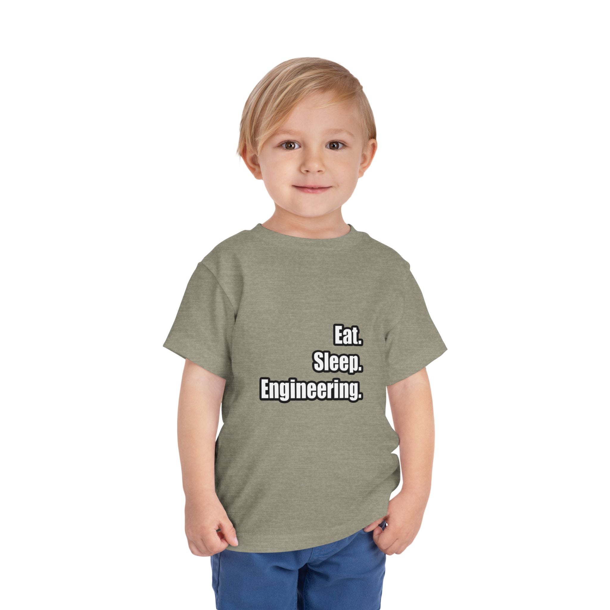 Eat. Sleep. Engineering - Toddler Short Sleeve Tee