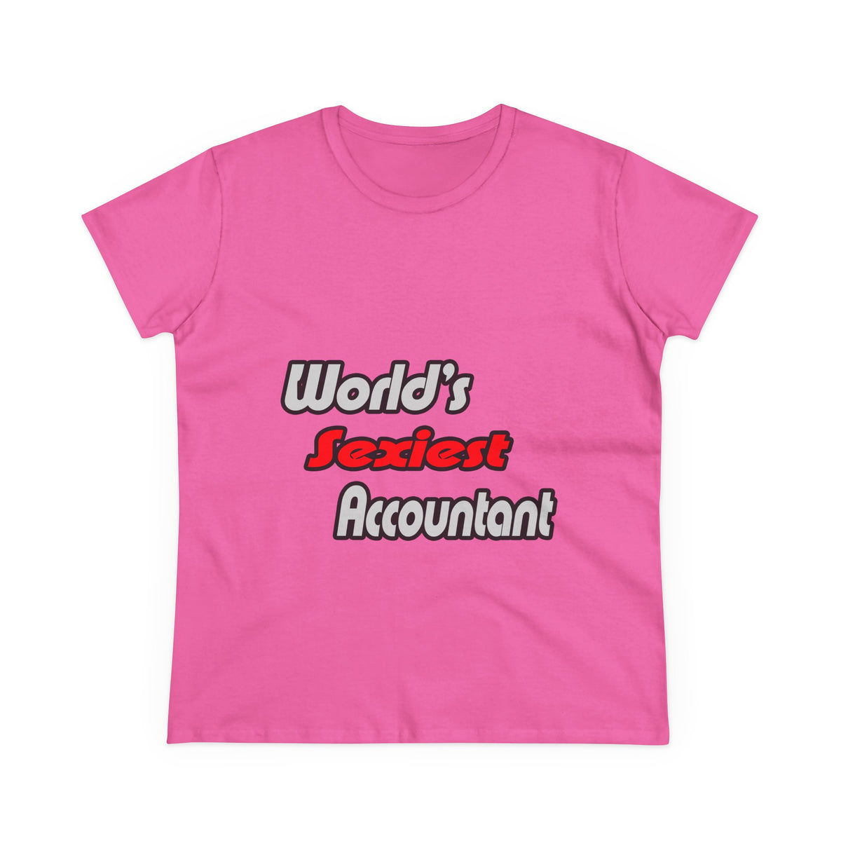 World's Sexiest Accountant - Women's Midweight Cotton Tee