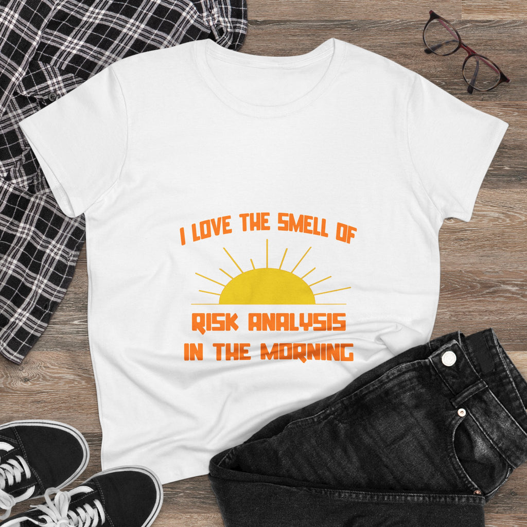 Smell of Risk Analysis in the Morning - Women's Midweight Cotton Tee