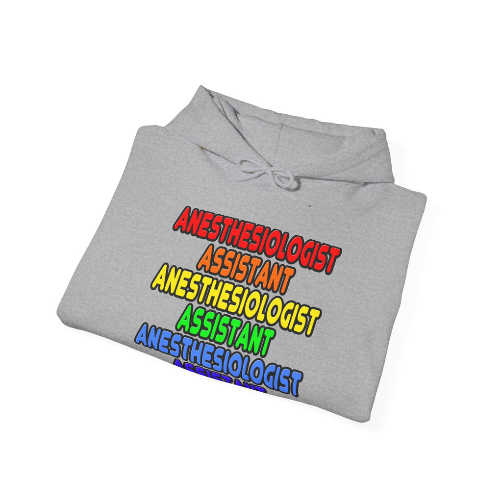 Rainbow Anesthesiologist Assistant - Unisex Heavy Blend™ Hooded Sweatshirt