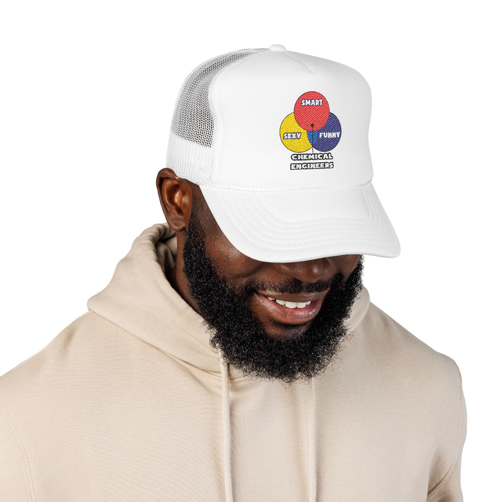 Venn Diagram .. Chemical Engineers - Foam Trucker Hat