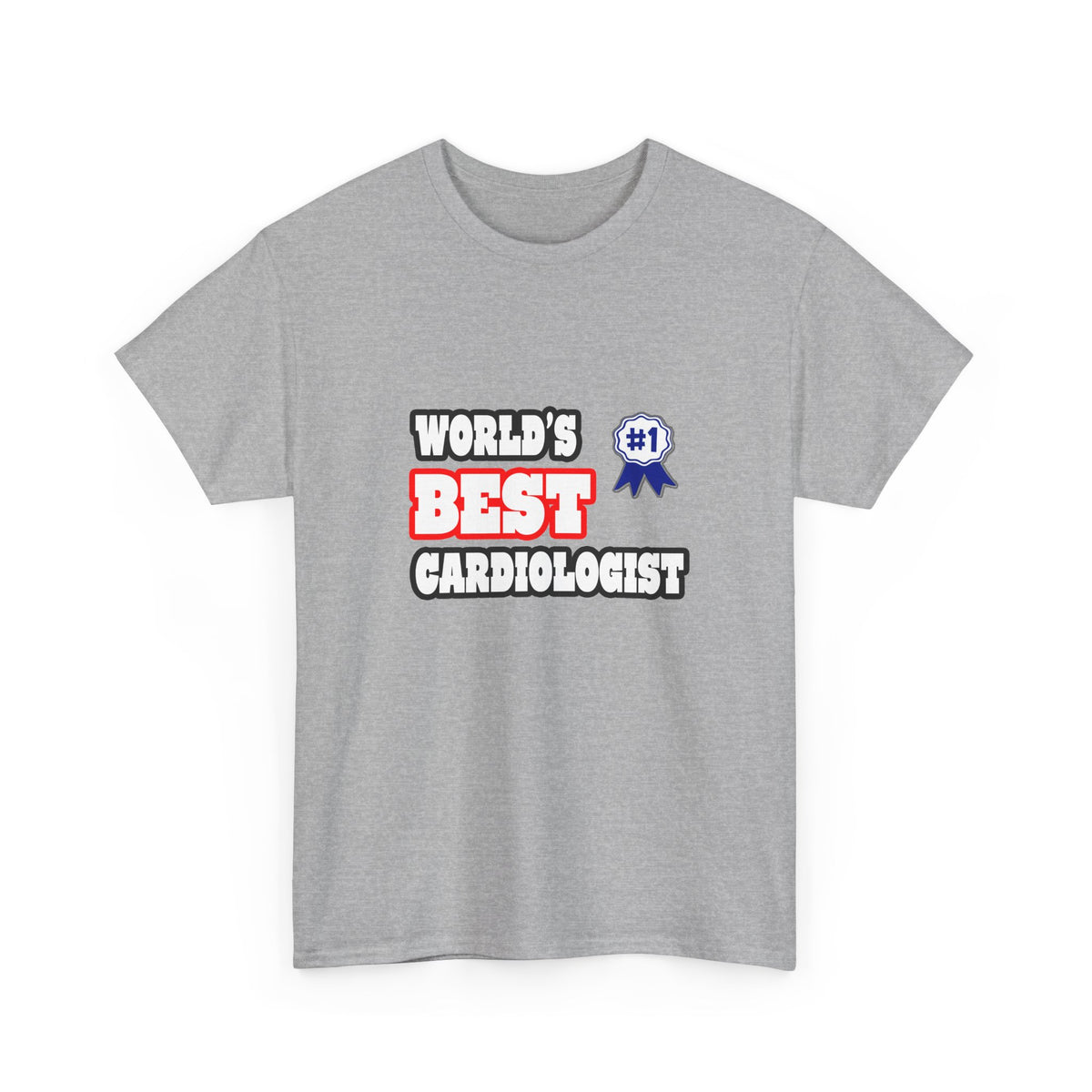 World's Best Cardiologist - Unisex Heavy Cotton Tee