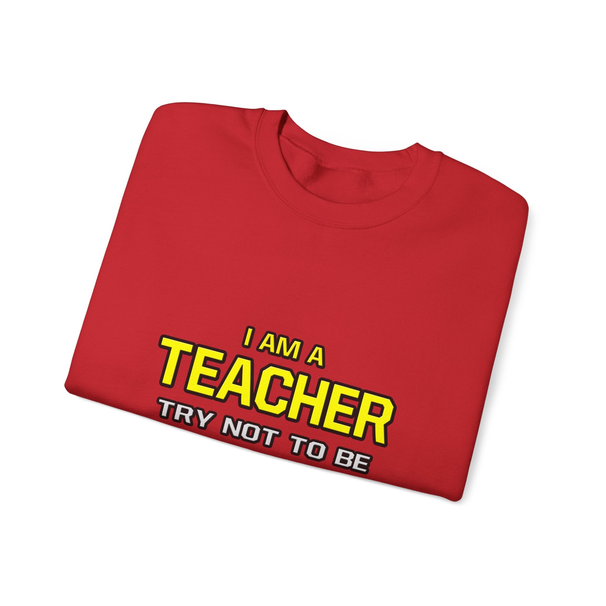 Teacher...Superior Intelligence - Unisex Heavy Blend™ Crewneck Sweatshirt
