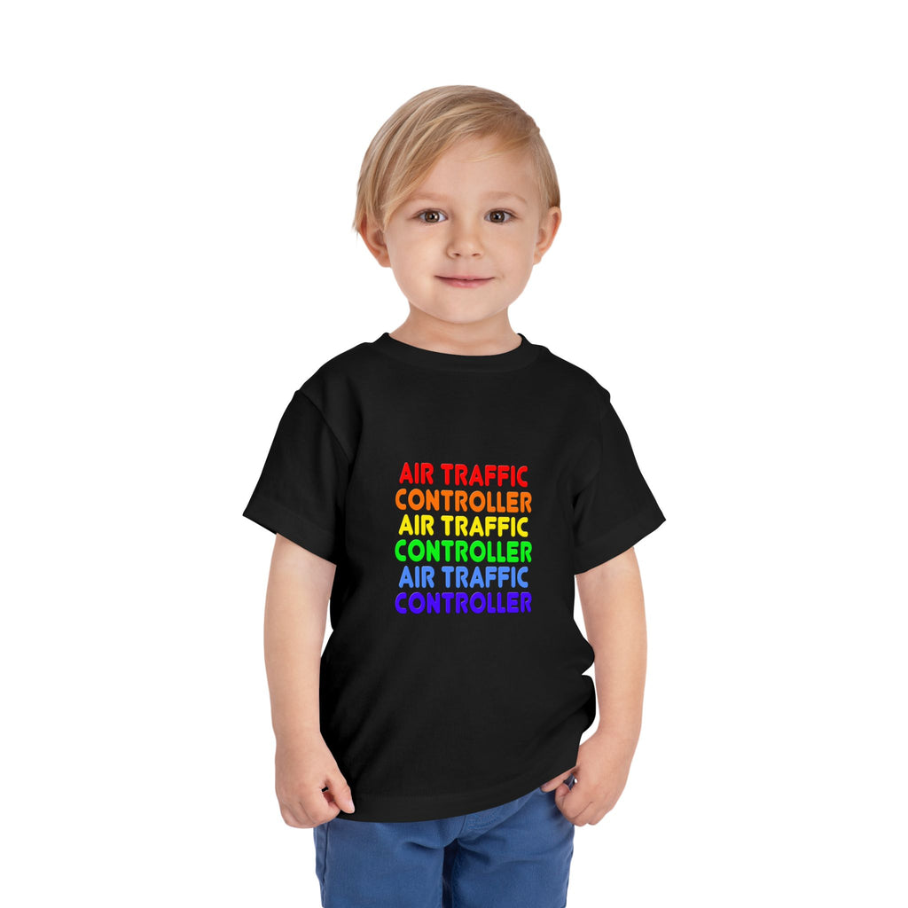 Rainbow Air Traffic Controller - Toddler Short Sleeve Tee