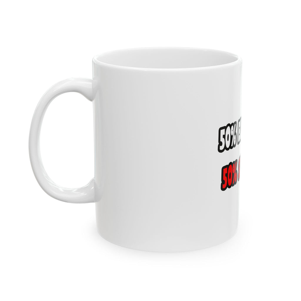 Half Electrician ... Half Superhero - Ceramic Mug, (11oz, 15oz)