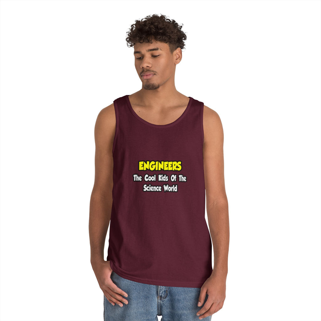 Engineers...Cool Kids of Science World - Unisex Heavy Cotton Tank Top
